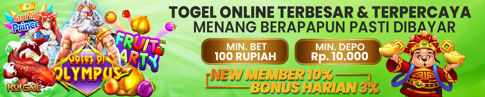 BONUS MERIAH NEW MEMBER ALAM4D