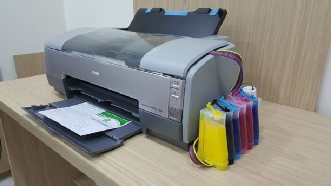 máy in báo ready to print nhưng không in được
